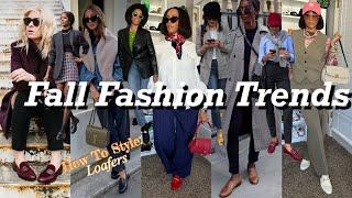 FALL 2023 FASHION TRENDS | How To Style Loafers for Fall/Autumn, Chic Fall Outfits | Crystal Momon