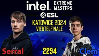 Start Viertelfinale -   Serral (Z) vs  Clem (T) - IEM Katowice 2024 - Round of 12 - SC2 - 2294