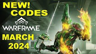 NEW ALL WORKING CODES FOR WARFRAME MARCH 2024 - WARFRAME CODES PC