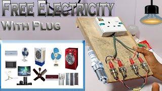 Free Electricity Energy to Power a Refrigerator With Spark Plugs (Fk Tech)