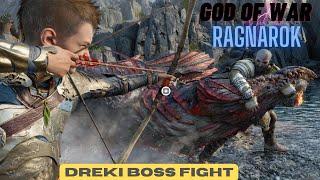 Dreki The Crocodile Monster - God Of War Ragnarok Gameplay - No Commentary (PS4)