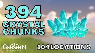 ALL Crystal Chunk LOCATIONS - UPDATED November 2021 - Genshin Impact