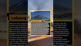 Wow ternyata bukan Everest inilah gunung tertinggi sebenarnya !!! #pendidikan #edukasi #gunung