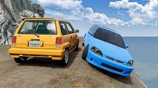 Cars vs Cliff Roads #1 - BeamNG DRIVE | SmashChan