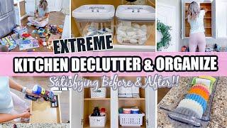 *EXTREME* KITCHEN DECLUTTER & ORGANIZE WITH ME | DEEP CLEANING MOTIVATION 2021 | CLEAN WITH ME