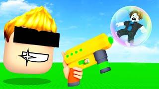 ROBLOX VR BIG HANDS But I Use BUBBLE GUN..