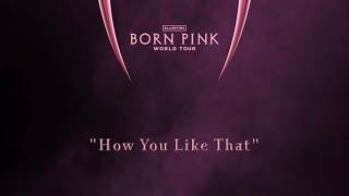 BLACKPINK - Garden Of Light (Intro) / How You Like That (BORN PINK TOUR - Studio Version)