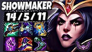 DK ShowMaker Leblanc vs Orianna [ MID ] Patch 14.23 Ranked Master Korea 