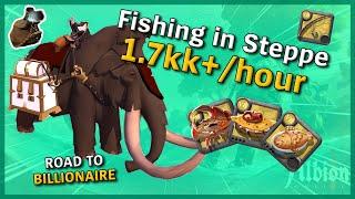 Fishing in Steppe with T7 Fisherman | Guide | Road To Billionaire | Albion Online