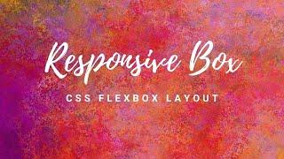 Responsive Equal height columns using css flexbox | CSS Flexbox Layout