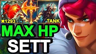 Wild Rift China Sett Top - Heartsteel Max Tank Sett Build Runes - Heartsteel Broken OP Item