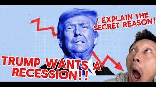 Trump actually just wants a recession! I explain why?! #crypto #trading #bitcoin #Trump #MAGA #ETH