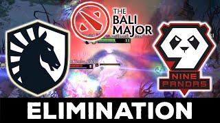 ELIMINATION SERIES, NISHA vs KIYOTAKA !!! 9 PANDAS vs TEAM LIQUID - BALI MAJOR DOTA 2