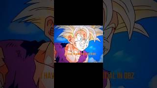 Goten and Trunks has more aura than Gohan?? (joke) #dragonballz #edit