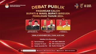  Debat Publik Paslon Bupati & Wakil Bupati Bireuen Pemilihan Tahun 2024