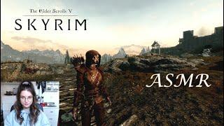 ASMR | Exploring & Sneaking Around in Whiterun in Skyrim  Whispering & Ambient Sounds