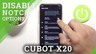 How to Hide Notch in Cubot X20 - Disable Notch