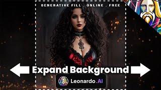 How to Extend Background Online | Leonardo AI Generative Fill