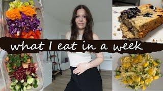 what I eat in a week | einfache & schnelle Rezepte - Minimalismus Vlog