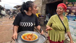 Cooking out Delicious Food in Nigeria || AMALA | African village life