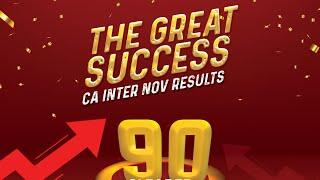 CA INTER Results NOV 2023 | Eagles always fly high | The Great Success |