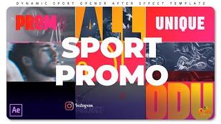 Dynamic Sport Opener - Free After Effect Template | Pik Templates