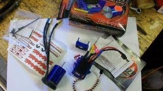 Traxxas Velineon Brushless System Unboxing - Traxxas Rustler Upgrade