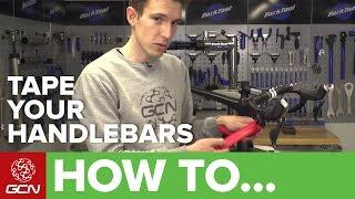 How To Tape Your Handlebars In The Figure Of 8 Style | Maintenance Monday