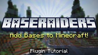 The BEST Bases Plugin for your Minecraft Server? BaseRaiders Plugin Tutorial