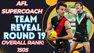 AFL SuperCoach 2024 Round 19 | Captains & Team