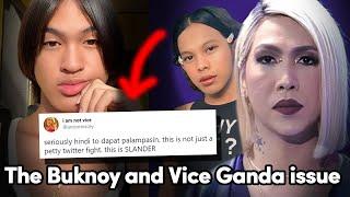 The Buknoy , Awra, and Vice Ganda issue (Siniraan si Vice Ganda)