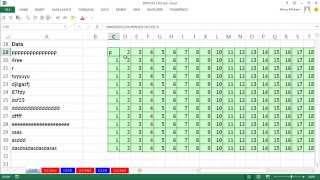 Excel Magic Trick 1113: Extract All Characters In Cell To Separate Cells: PPPP to P, P, P, P