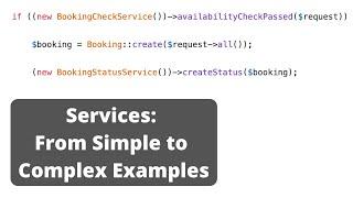Laravel Services and Repositories: 3 Example Projects