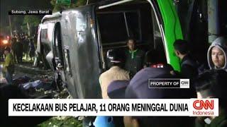 Kecelakaan Bus Pelajar di Subang, 11 Orang Meninggal Dunia