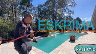 Eskrima Double Stick Flow - Fusing the techniques together- Filipino Martial Arts Weapons Flow FMA