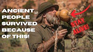 PRIMITIVE Technology | GOURD Canteen #primitivetechnology #survival #primitiveskills #bushcraft #diy