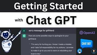 ChatGPT : Getting Started with AI Chatbot Chat GPT with Examples | AI ChatBot from @OpenAI