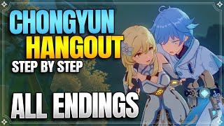 Chongyun Hangout Event All Endings + Achievements! -【Genshin Impact】