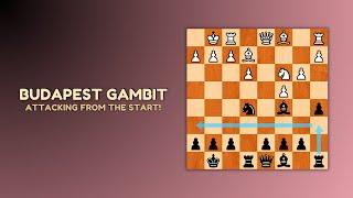 Budapest Gambit - the simplest chess opening for Black