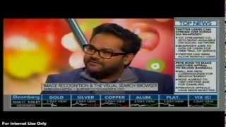 Bloomberg Interview: Blippar CEO Ambarish Mitra talking about Visual Search 2015