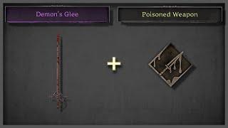 Demon's Glee + Poisoned Weapon is CRAZY