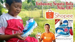 Unboxing Sepatu Bola Nike CR7 Beli Di Shopee Harga Dibawah 150 Ribu