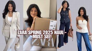 ZARA NEW IN SPRING TRY-ON HAUL 2025 | Part 1