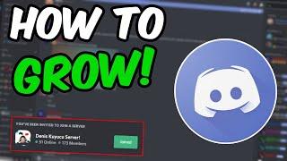 How to Grow Your Discord Server 2021! (Tutorial)