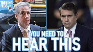 Key witness Michael Cohen SHARES SHOCKING NEWS in court this morning