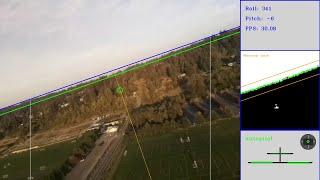 Autonomous Flight with a Camera: Horizon Detection Algorithm