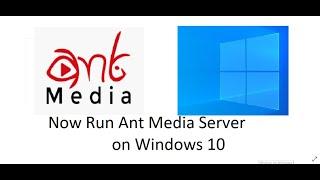 How to Install Ant Media Server on Windows 10