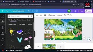 CARA MEMBUAT VIDEO ANIMASI MENGGUNAKAN CANVA 2024 - TUTORIAL ANIMASI PEMULA MENGGUNAKAN CANVA