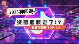 2023神回顧/科目三竟然不是第一! 年度最新抖音神曲TOP10｜#科目三 #小小花園 #恐龍扛狼 #抖音 #KTV #TikTok｜網路溫度計