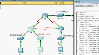 9 2 1 10 Packet Tracer Configuring Standard ACLs